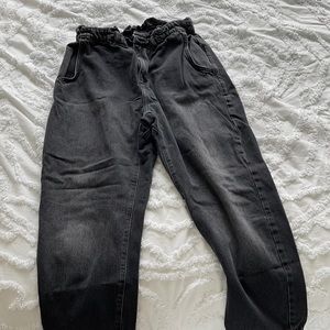 Zara peplum jeans